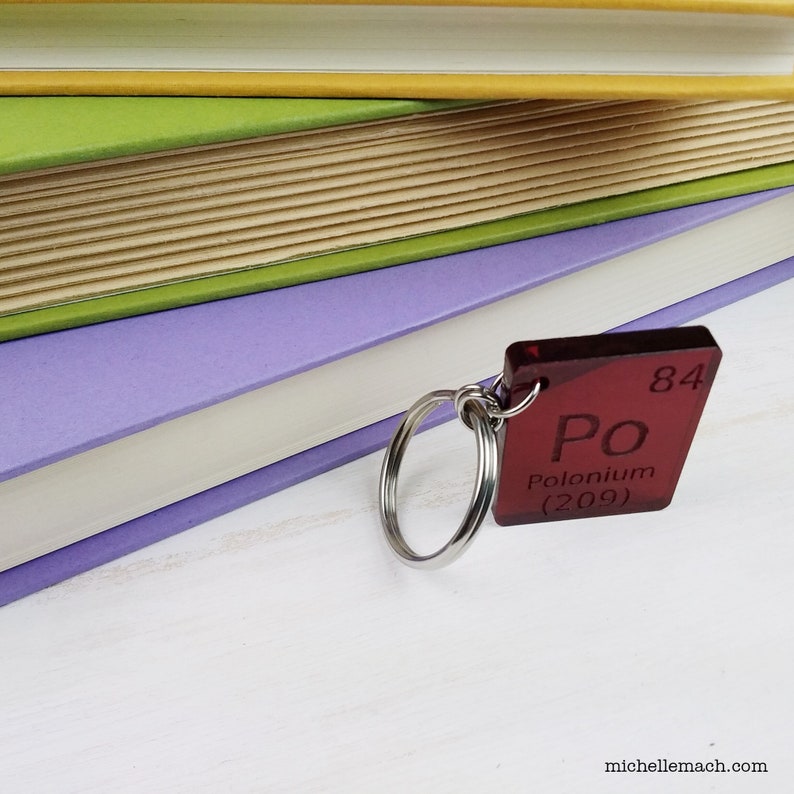One Element Keychain for Scientist - Periodic Table Gift - Etsy