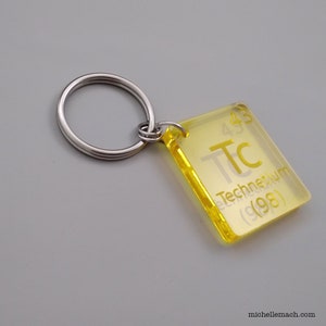 One Element Keychain for Scientist - Periodic Table Gift - Etsy