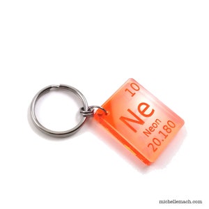 One Element Keychain for Scientist - Periodic Table Gift