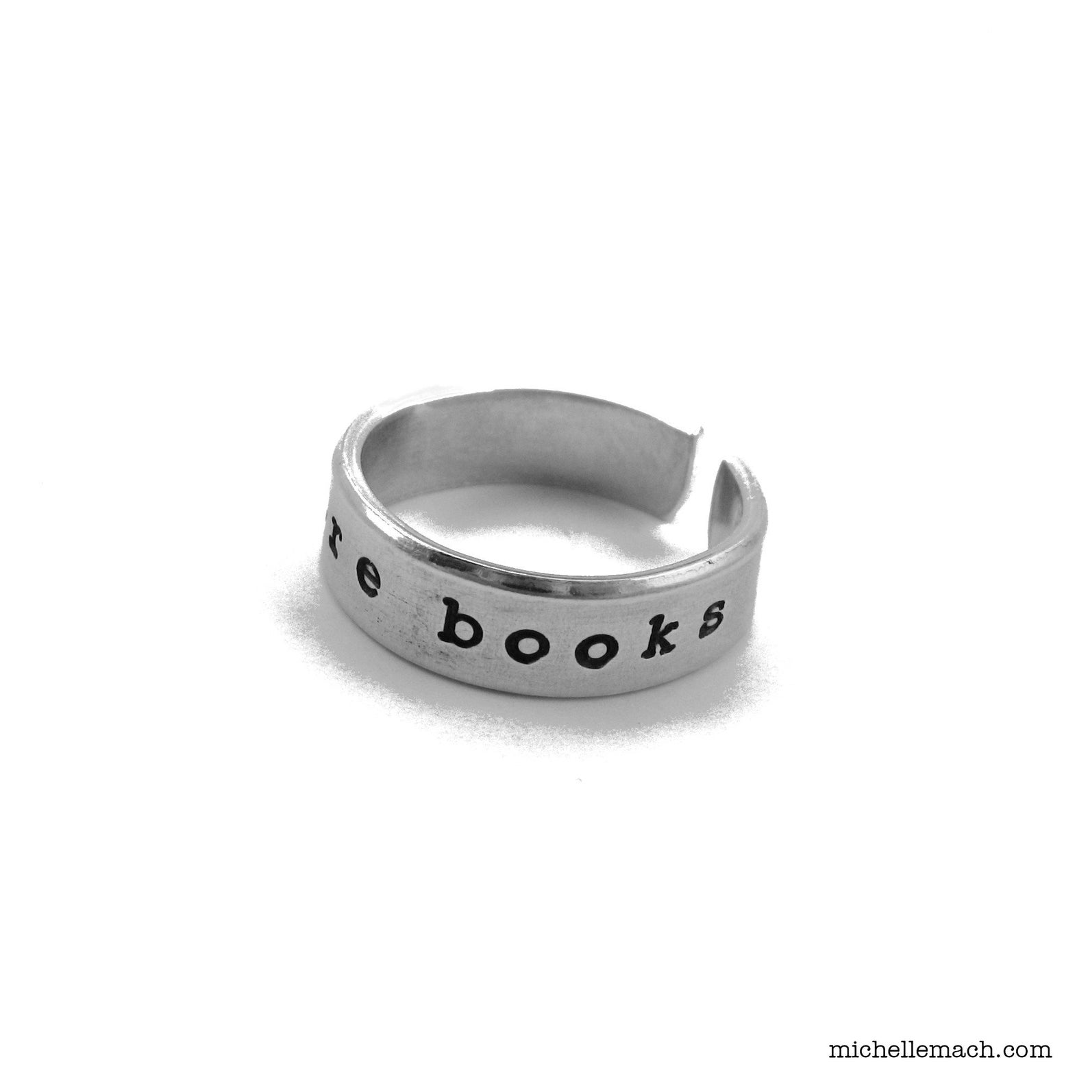 Funny Ring for Reader or Librarian Who Loves Reading Buy Etsy