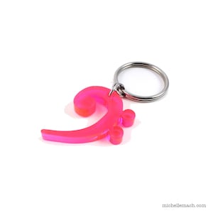 Bass Clef Keychain for Music Lover