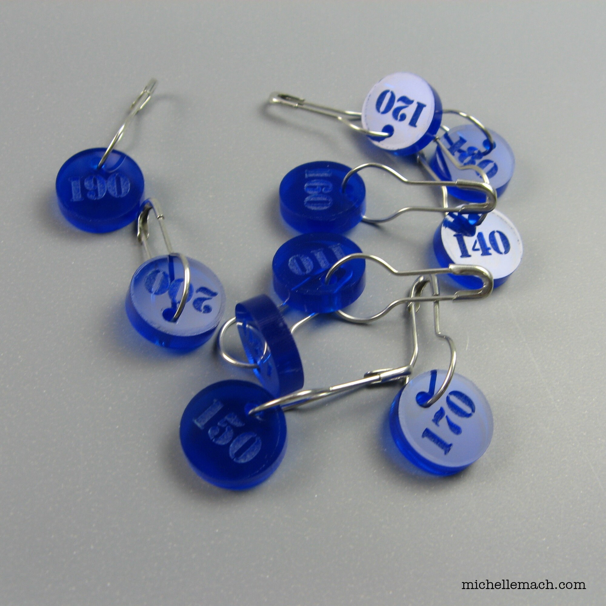 Number Stitch Markers for Knitting or Crochet Numbered Etsy