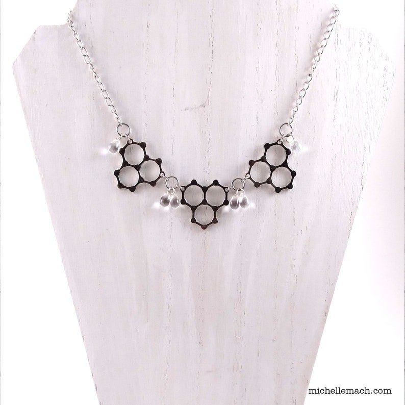 Water Molecule Necklace image 2