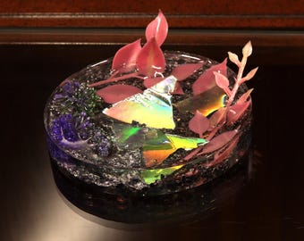 Twilight Bloom Alien Terrarium | E.T.: Exo-Terrarium Resin Art