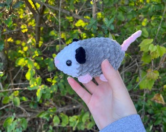 アミグルミ オポッサム ぬいぐるみ