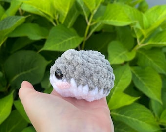 かぎ針編みのハムスター編みぐるみ：7色のカラーオプション！