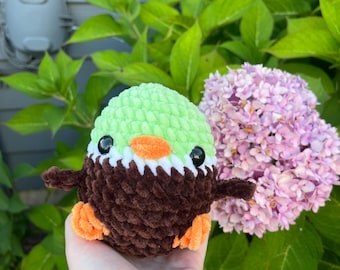 Gehaakte wilde eend amigurumi