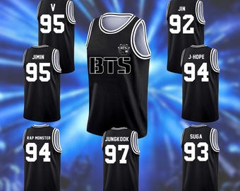 Camiseta sin mangas de baloncesto BTS personalizada para mujeres, adolescentes y hombres, regalo personalizado de camiseta Kpop 2026 para fans de conciertos, chaleco deportivo unisex del ejército.