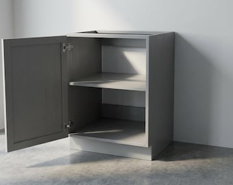 Planos para gabinetes bajos sin marco / Guía de construcción estilo europeo, lista de cortes (descarga digital)