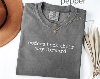 Comfort Colors® Programmer Shirt, Coder Shirt, Hacker Shirt, Coding Shirt, Software Engineer Shirt, Developer Shirt, Computer Science Shirt