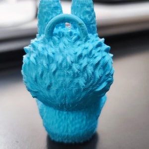 Small Cute Labubu Keychain – Bag Charm – Various Color Choices – Collectible Figurine 3D printed