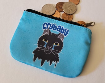 Crybaby Black Cat Coin Purse