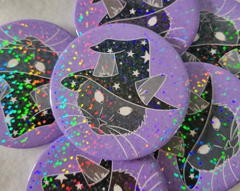 Witch Hats and Black Cats 2.25" Pocket Mirror