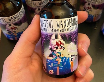 Wistful Wanderings - 2 oz fursuit spray, wisteria + sandalwood scent