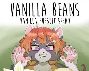 Vanilla Beans - 2 oz fursuit spray, vanilla scent