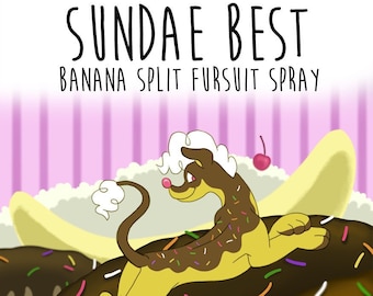 Sundae Best - 2 oz fursuit spray, banana split scent