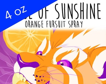 Slice of Sunshine - 4 oz fursuit spray, orange scent