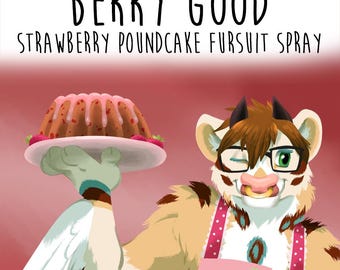 NEW! Berry Good - 2 oz fursuit spray, strawberry poundcake