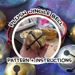 Plush Jingle Bell Pattern + Tutorial DIGITAL DOWNLOAD PDF