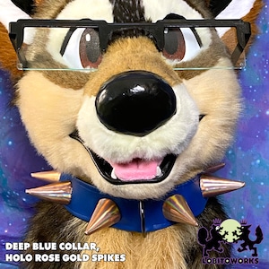 CUSTOM Fursuit Spike Collar - You Choose Colors and More!