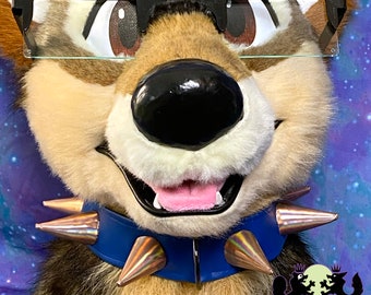 CUSTOM Fursuit Spike Collar - You Choose Colors and More!