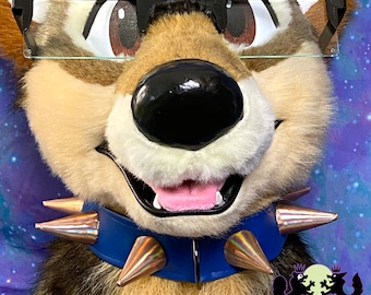 CUSTOM Fursuit Spike Collar - You Choose Colors and More!