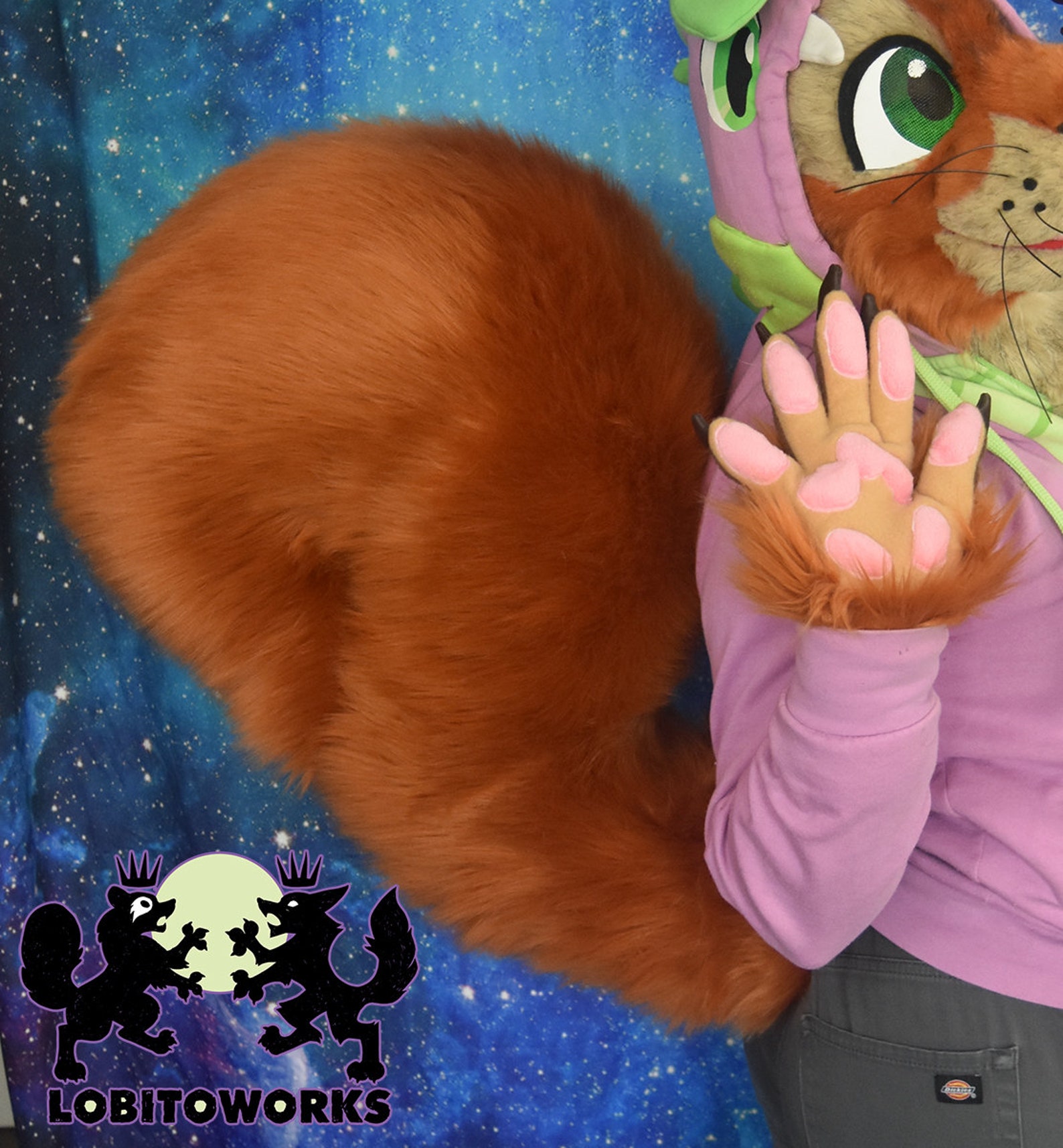 Custom Squirrel/Skunk Fursuit Furry Tail | Etsy