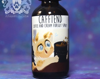 Caffiend - 2 oz fursuit spray, coffee and cream scent