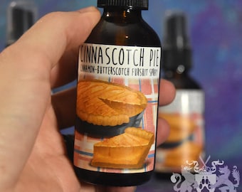 Cinnascotch Pie - 2 oz Fursuit Spray, cinnamon + butterscotch scent