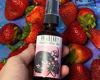 Pawberry - 2 oz fursuit spray, strawberry scent