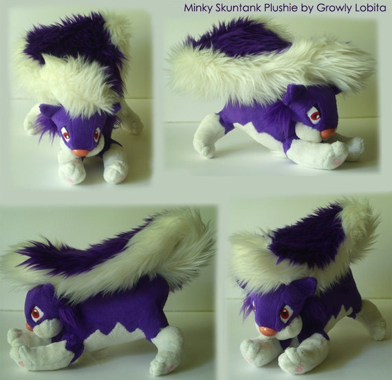 Items similar to Skuntank Pokemon Plush 