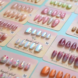 Mystery Press-On Nail Box – 5 or 10 Random Sets, Surprise Designs, Ready-to-Wear Affordable Fun!