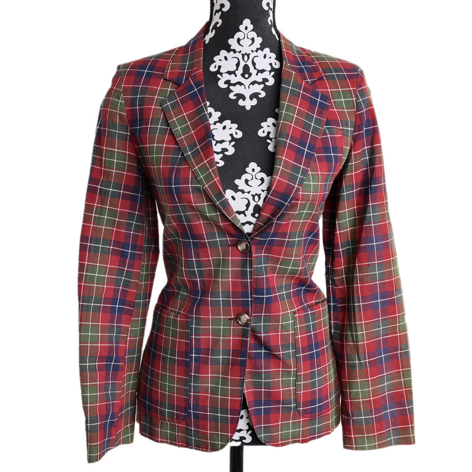 ジャケット・アウター 80s 90s ITALY plaid pattern coat EURO 80s Plaid Lined Coat - Etsy