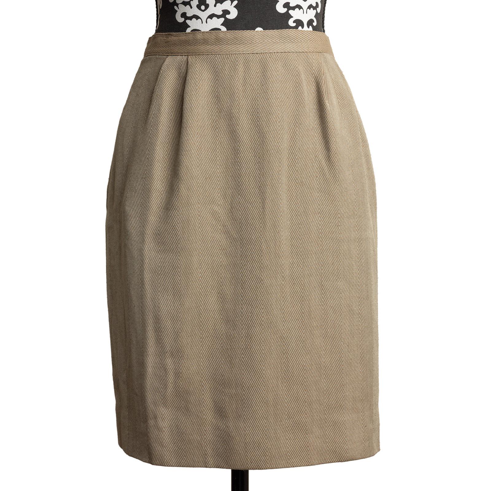 Khaki Pencil Skirt - Etsy display picture 1