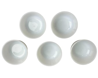 1950’s Fire King Milk Glass Custard Bowl Set