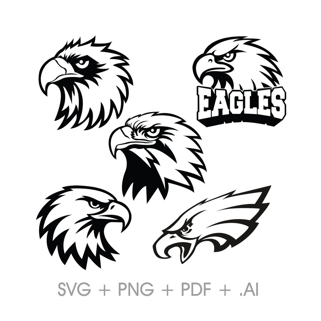 Bald Eagle Head SVG | Eagle Head PNG Zpatriotic Eagle Outline Clipart ...