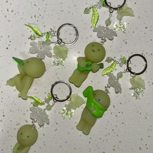 Authentic Smiski Bag Charms/Keychains | Silver Keychain Versions