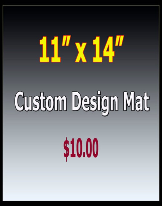 11x14 Customized Picture Letter Collage Mat Etsy