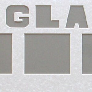 ENGLAND Custom Name Frame Photo Mat - Etsy