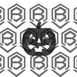 Halloween Pumpkin Face Jack-O-Lantern Stencil Bundle #2