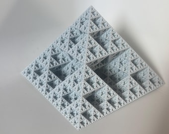 Triángulo de Sierpinski detallado modelo 3d
