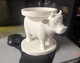Candelabro de vaca para velas de todos los tamaños