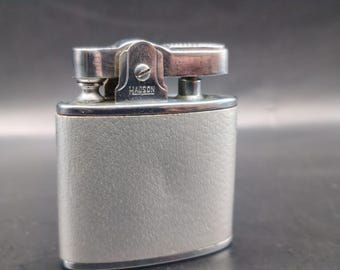 Accendino a benzina vintage HADSON Japan – Finitura morbida – Raro stile retrò
