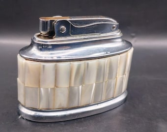 Antique MTC Mother of Pearl Style Lighter – Made in Japan – Working Condition