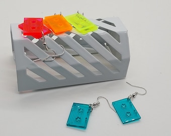 Cassette Tape Earrings | Novelty Earrings | Weird Earrings