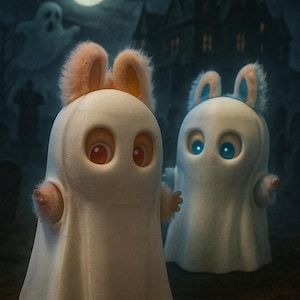 Labooboo (labubu) Ghost outfit - Accessories
