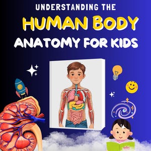 Human Anatomy Busy Book for Kids - Body Parts Learning Activity PDF - Homeschool & Montessori Science Resource
