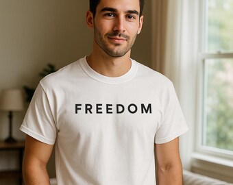 Freedom T-Shirt: Comfort Colors Patriotic Tee