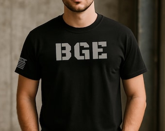 Maglietta da uomo Big God Energy – Maglietta della fede cristiana BGE, Romani 8