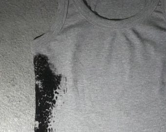 Camiseta sin mangas con estampado animal